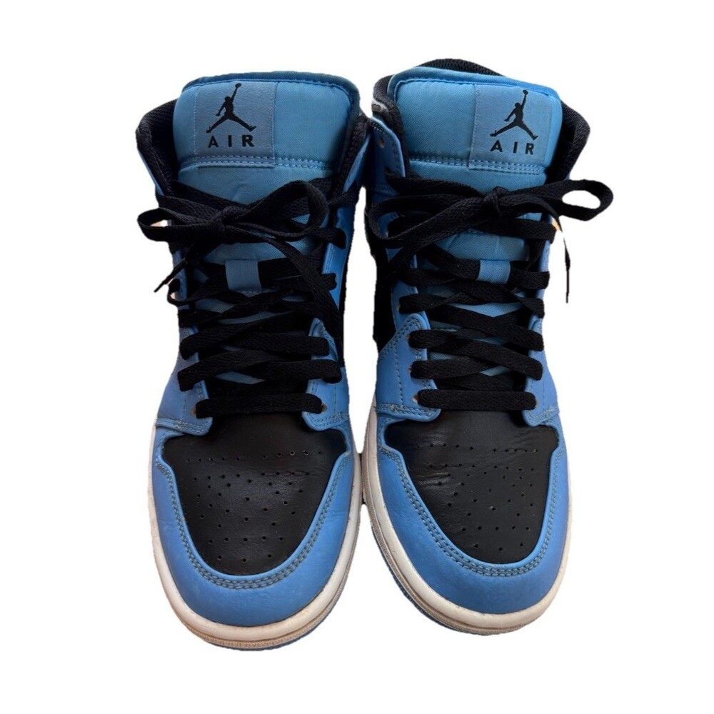 Nike Air Jordan 1  Mid VJ Sneakers University Blue/ Black US Size 7  DQ8426-401